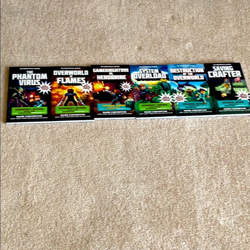 Minecraft book collection📘📘📘📘📘📘📘📘